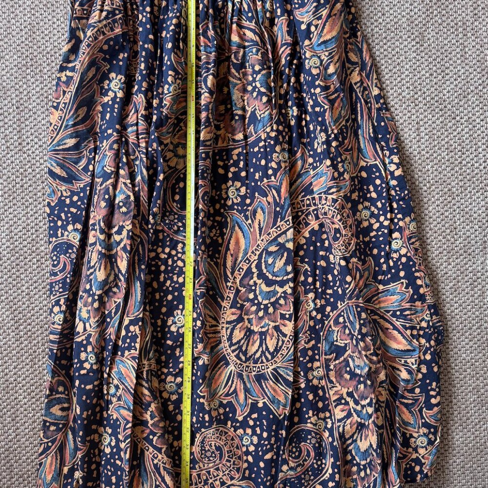 Mara Hoffman Floral Print Maxi Skirt - Orange and Brown - Picture 10 of 10